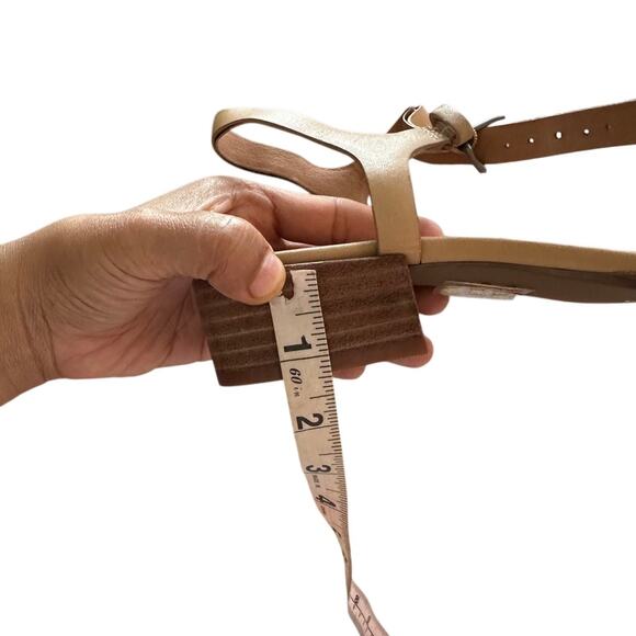 Madewell The Louise Sandal in Leather Size 7.5 - Picture 7 of 12